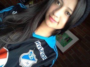Laura Hurtado hincha de Millos